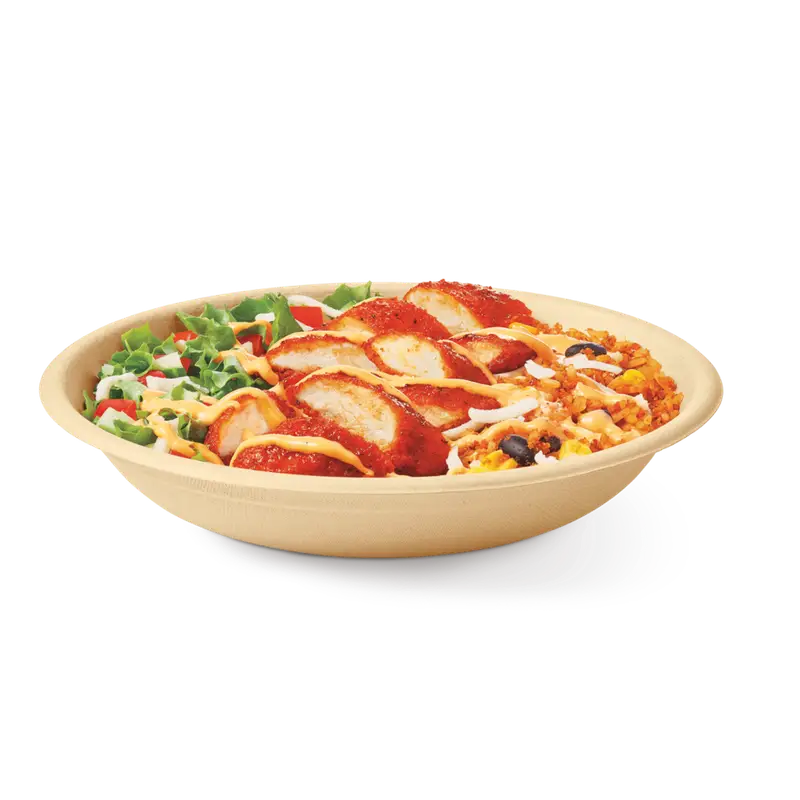 BBQ Chicken Loaded Bowl with Cheese