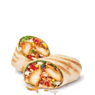 Cilantro Lime Chicken Loaded Wrap with Cheese