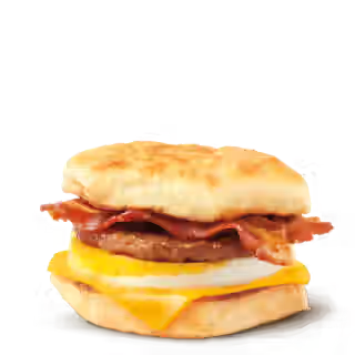 Double Stacked Breakfast Sandwich