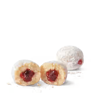 Powdered Strawberry Filled Timbit