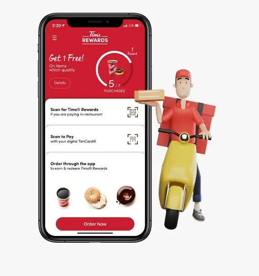 Ordering through the Tim Hortons App (Recommended)