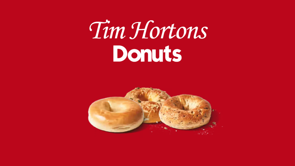 Tim Hortons Donuts Menu