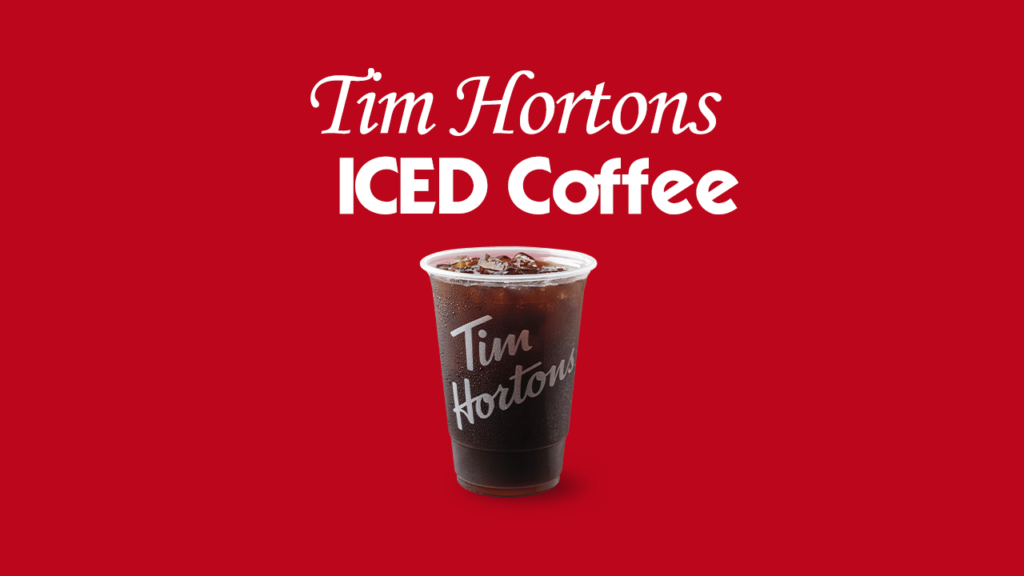 Tim Hortons Iced Coffee Menu