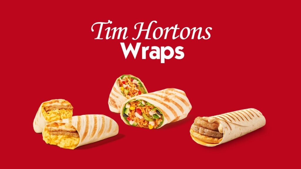 Tim Hortons Wraps Menu