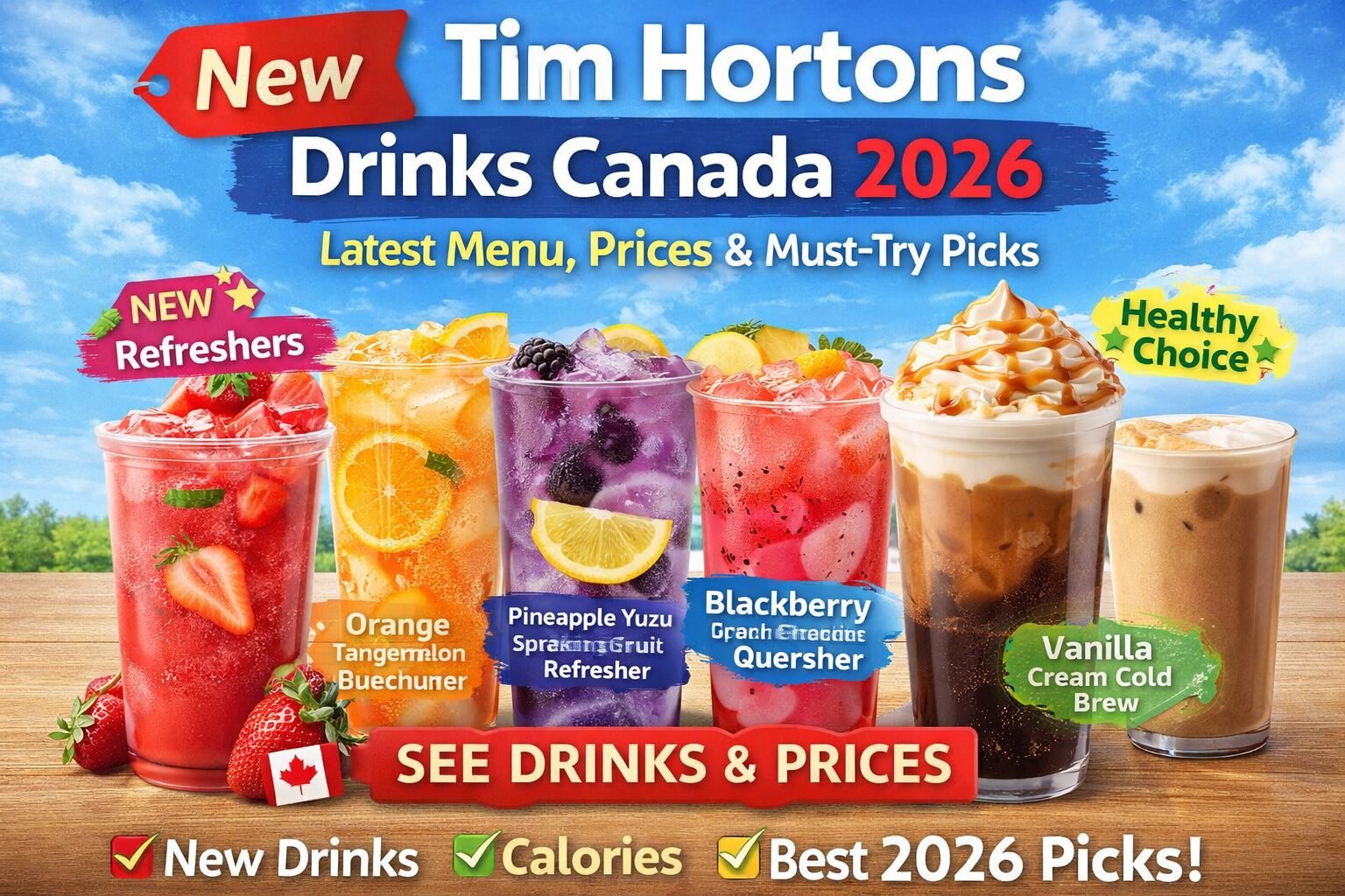 New Tim Hortons Drinks Canada 2026