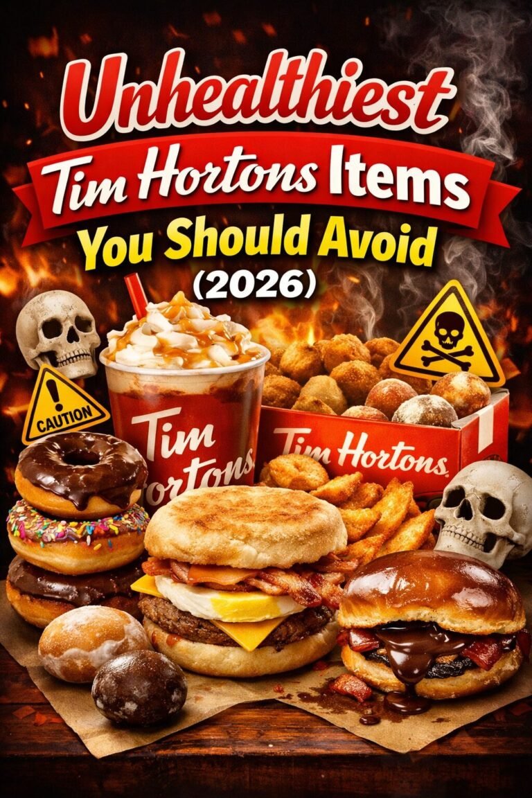 Unhealthiest Tim Hortons Items You Should Avoid (2026)
