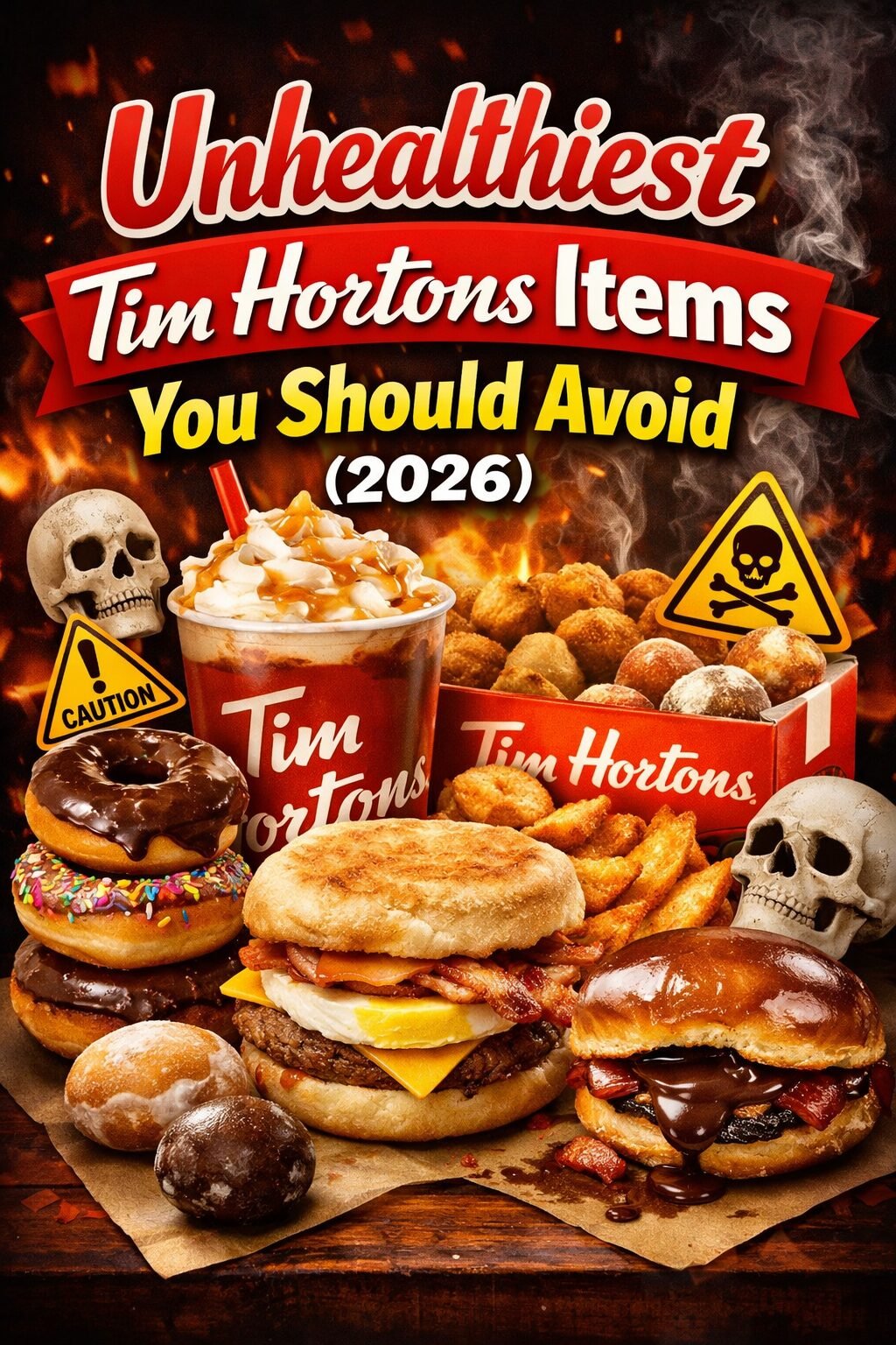 Unhealthiest Tim Hortons Items You Should Avoid (2026)