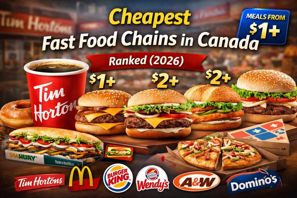 Cheapest Fast Food Chains in Canada
